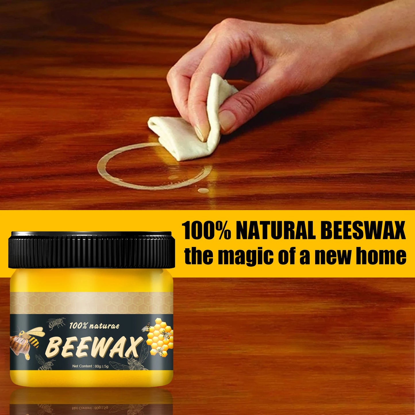 Beewax Wax for Polishing Wooden Furniture