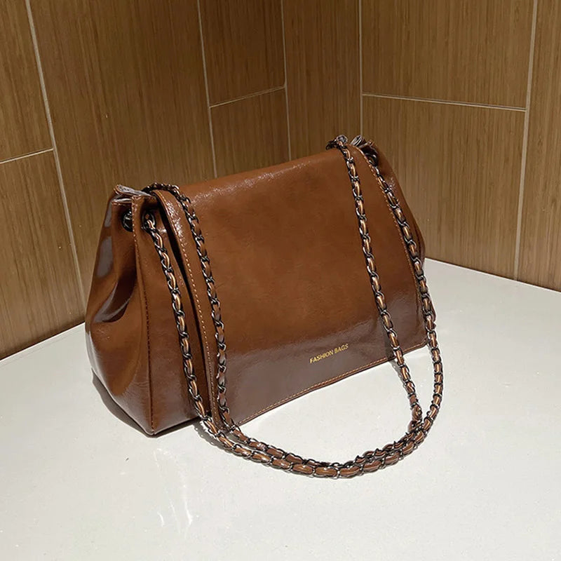 Victória PU Leather Vintage Bag