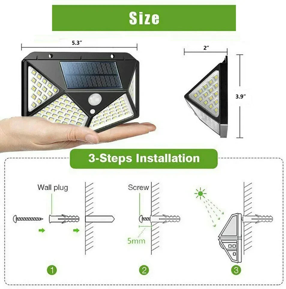 LED Solar Wall Light