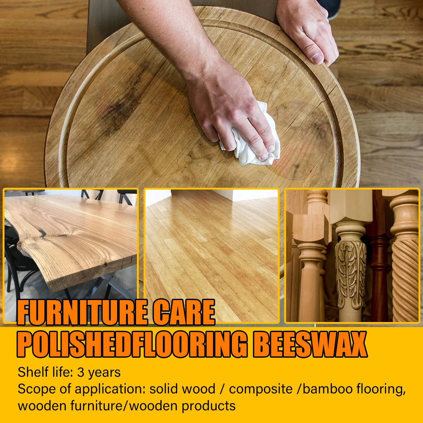 Beewax Wax for Polishing Wooden Furniture