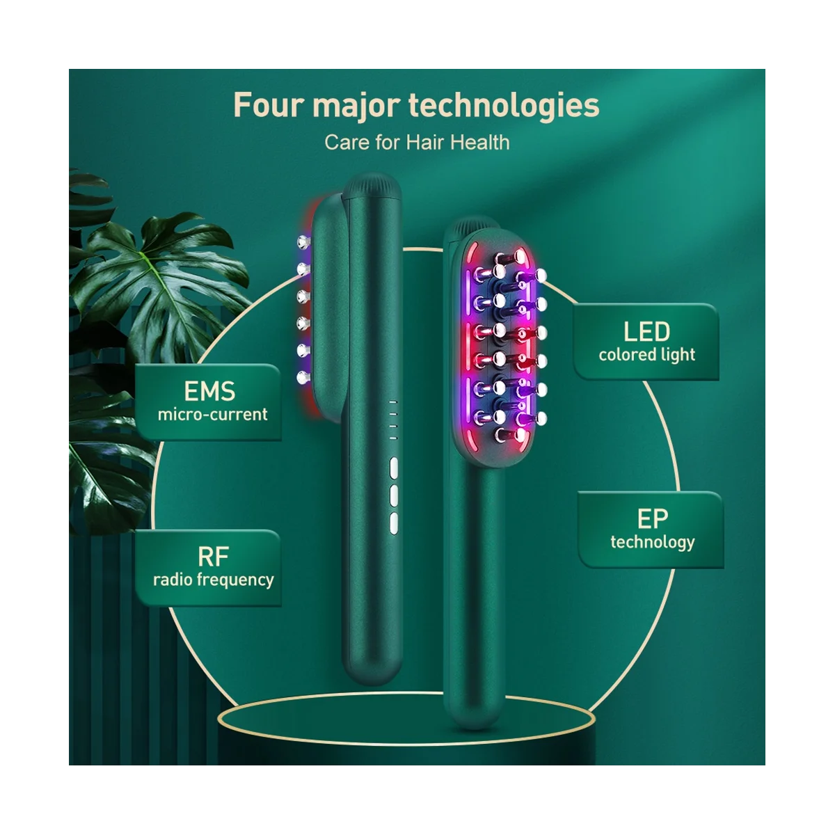 Hair Growth Brush with LED